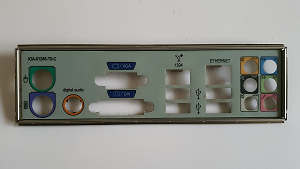Plaque I / O Shield