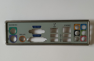 Plaque I / O Shield