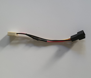 Adaptateur réducteur de vitesse du ventilateur noir (neuf)