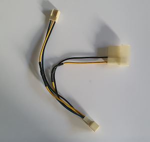 Adaptateur ventilateur connecteur Molex à 4 broches vers deux connecteur PWM