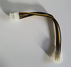 Adaptateur 4 pins vers Prise 8 pins pour carte graphique (neuf)