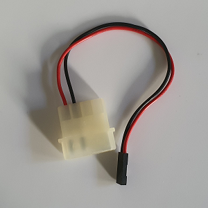 Adaptateur Molex 4 broches vers 2 pins (neuf)
