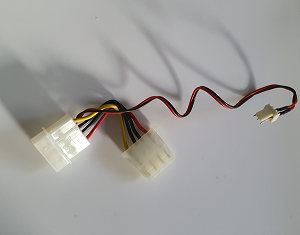 Adaptateur Molex 4 broches vers 3 pins pour ventilateur (neuf)