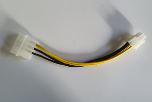 Adaptateur Molex 4 broches vers 4 pins (neuf)