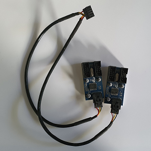 Adaptateur multiplicateur de ports USB pour carte mère pc