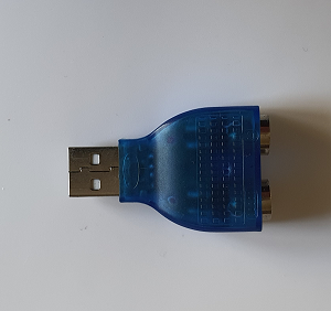 Adaptateur clavier et souris USB vers double PS2