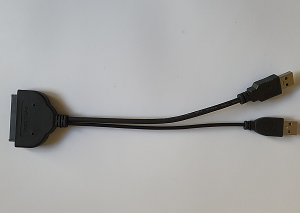 Adaptateur Sata vers usb3  deux câbles