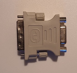 Adaptateur pour câble écran DVI-i vers VGA (neuf)