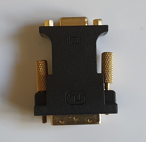Adaptateur pour câble écran DVI-D vers VGA (neuf)