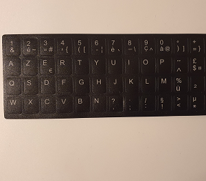 Sticker AZERTY pour clavier