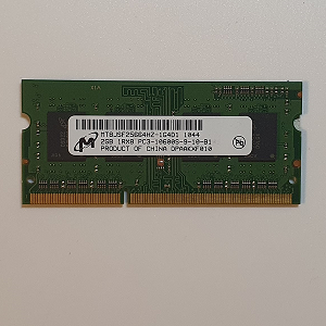 Mémoire Sodimm DDR3 Crucial PC3-10600S 9-10-B1 2 Go