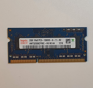 Mémoire Sodimm Hynix PC3-10600S 9-11-B2 2 Go