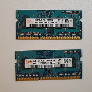 Mémoire Sodimm Hynix PC3-12800S 11-12-B2 4 Go 2X2 Go