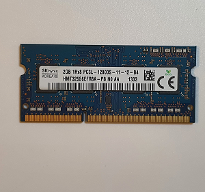 Mémoire Sodimm Hynix PC3L-12800S 11-12-B4 2 Go