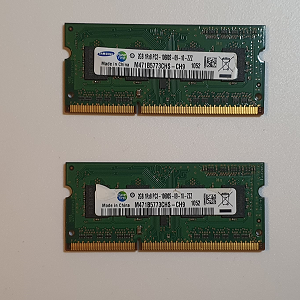 Mémoire Sodimm Samsung PC3-10600S 9-10-ZZZ 4 Go 2X2 Go