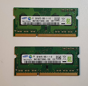 Mémoire Sodimm Samsung PC3-12800S 11-11-B2 4 Go 2X2 Go