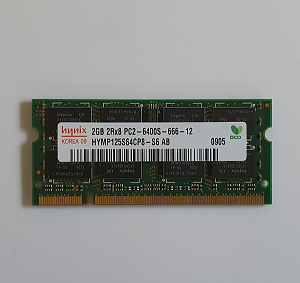Mémoire Sodimm DDR2 Hynix PC2-6400S 666-12 2 Go