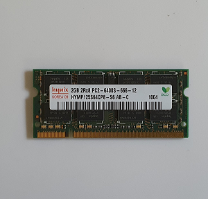 Mémoire Sodimm DDR2 Hynix PC2-6400S 666-12 2 Go