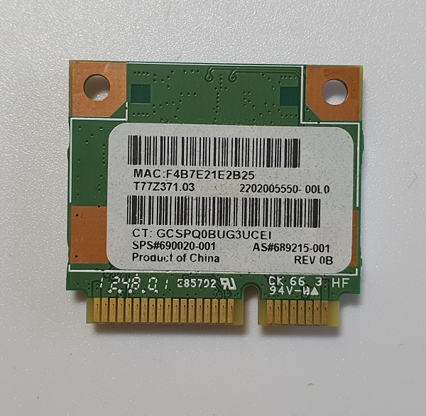 Carte Wifi Ralink RT3290-C2 690020-001-3-600 – EIRL CJL-INFO
