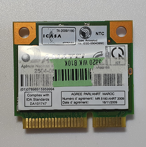 Carte Wifi et Bluetooth Atheros AR5B195