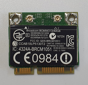Carte Wifi et Bluetooth Broadcom BCM94313HMGB
