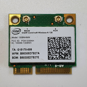 Carte Wifi et Bluetooth Intel N 130BNHMW
