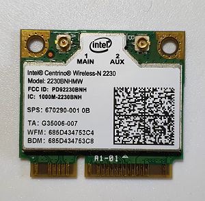 Carte Wifi et Bluetooth Intel N 2230BNHMW