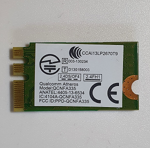 Carte Wifi Qualcomm Atheros QCNFA335
