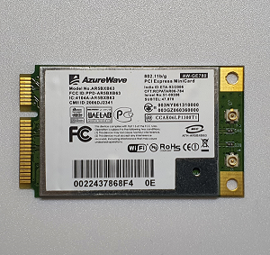 Carte WiFi Azurewave AW-GE780 AR5BXB63