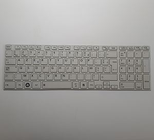 Clavier azerty blanc Toshiba C855
