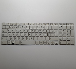 Clavier azerty blanc Toshiba L850
