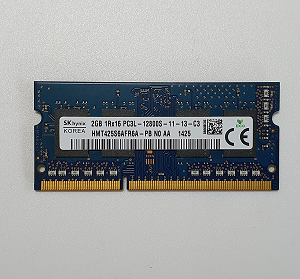 Mémoire Sodimm Hynix PC3L-12800S 11-13-C3 2 Go